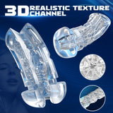Male Masturbator Penis Pump, Sex Toys for Men with 5 Sucking & 10 Vibrating Modes, Hands-Free Sex Machine, Detachable Adult Toys