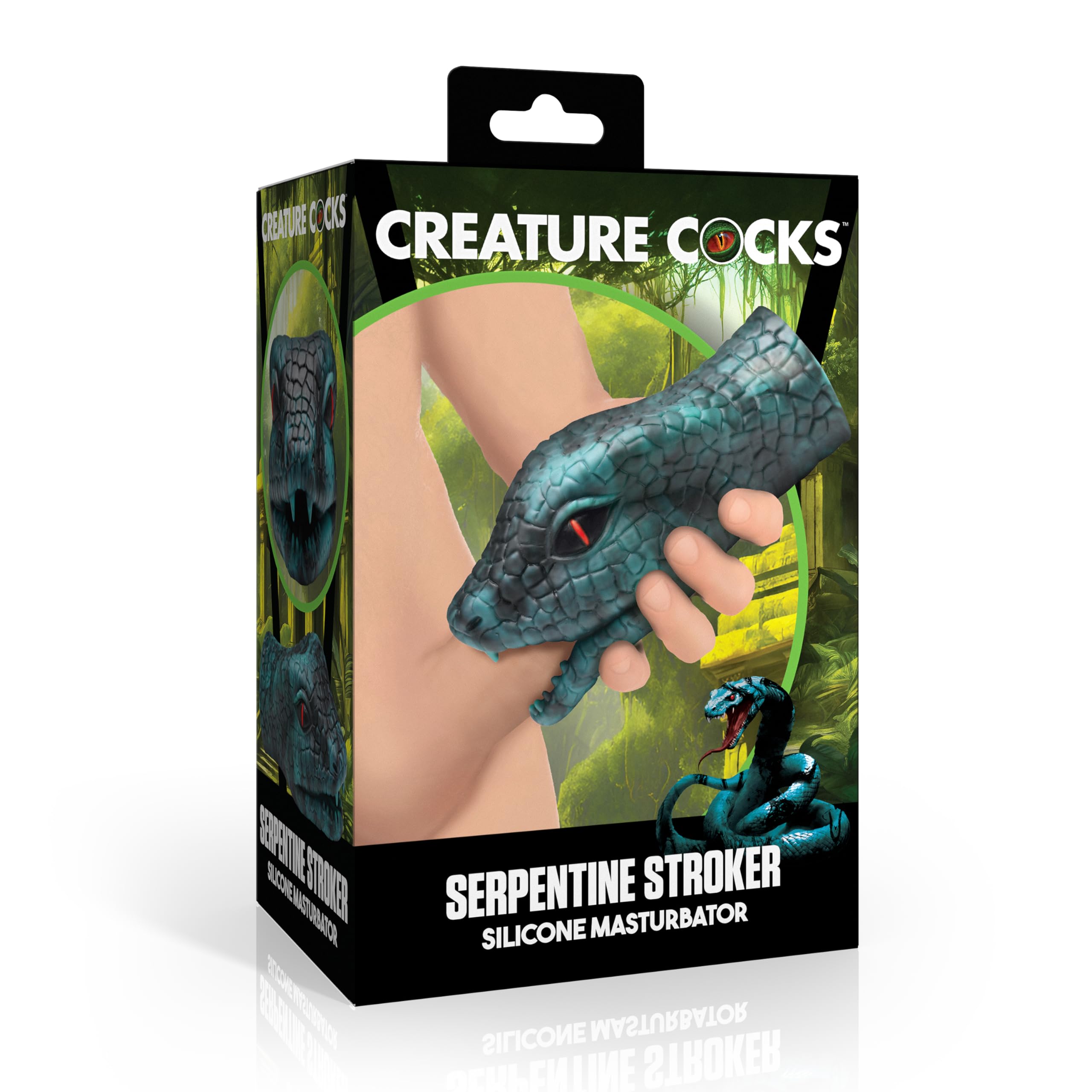 Creature Cocks Serpentinestroker Sil Grn