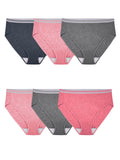 Fruit of the Loom womens Fit for Me Plus Size Underwear, Hi Cut - Cotton Assorted, 13 US