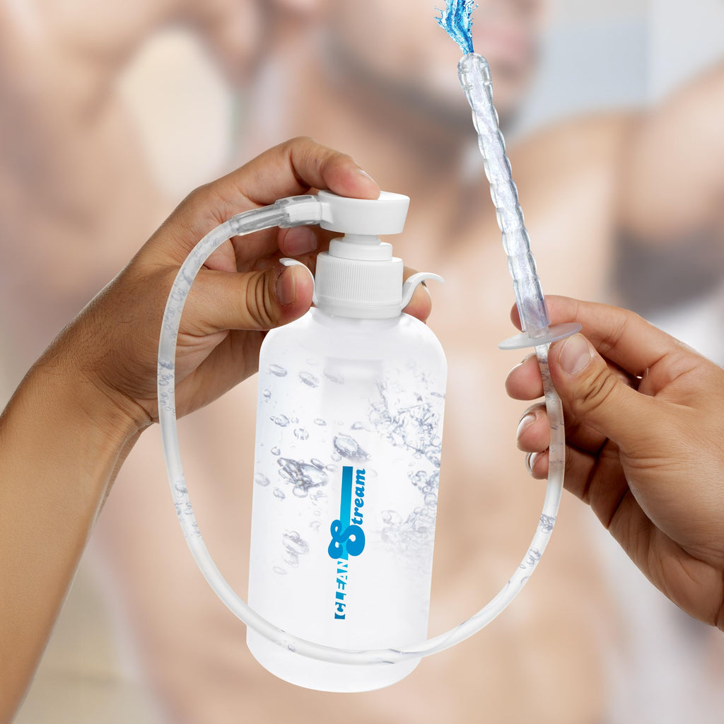 CleanStream XL Enema Bottle 3Attachments