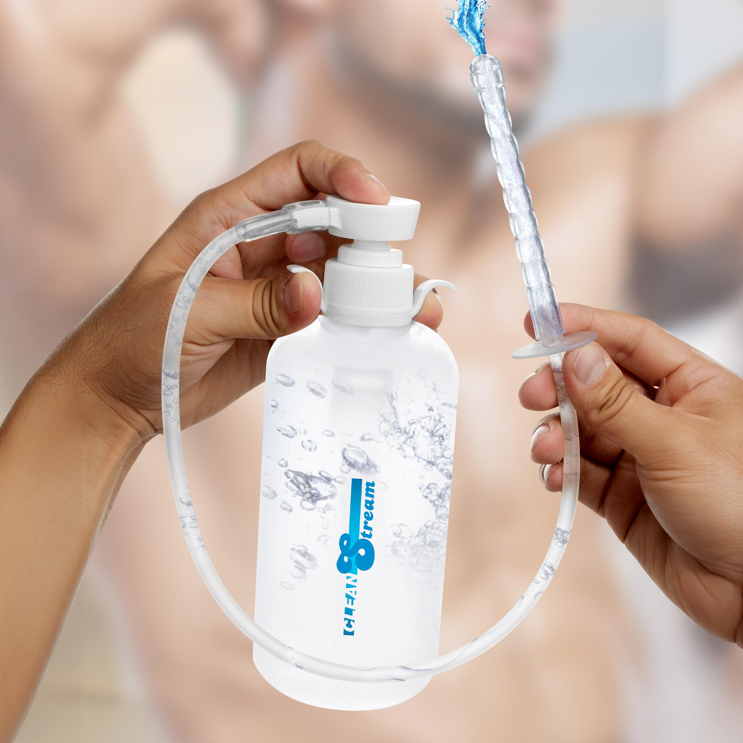CleanStream XL Enema Bottle 3Attachments