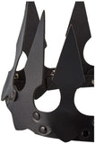 Faux Leather Spiked Crown. - O/S / Black