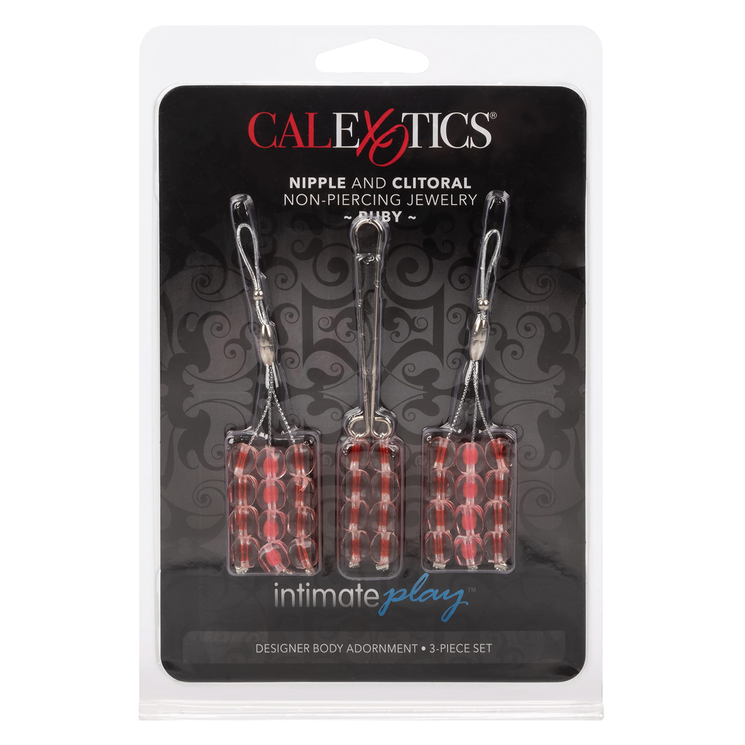California Exotics Nipple And Clitoral Non-Piercing Body Jewelry, Amethyst