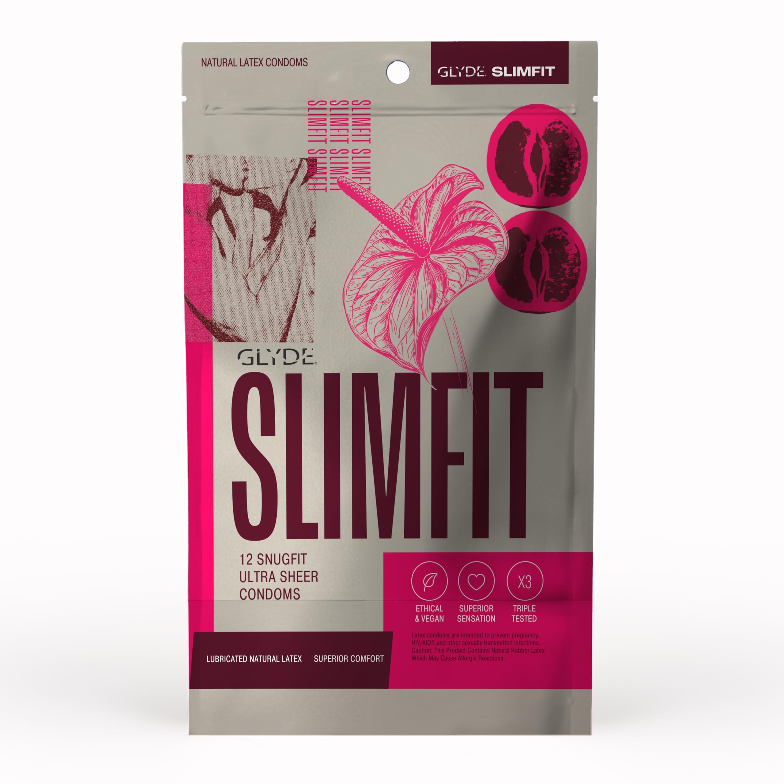 Glyde Slimfit (Snug-Fitting) 12pk