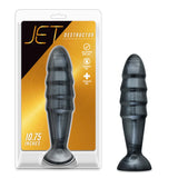 Blush Novelties Sex Toys - Jet Destructor Anal Butt Plug - 10.75 Inch Giant Soft Dildo for Deep Stimulation - 2.5 Inch Thick Sha