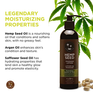 Hemp Seed Massage Lotion  Guavalava  8 Fl Oz