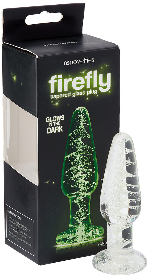 Firefly Glass - Tapered Plug - Medium - Clear