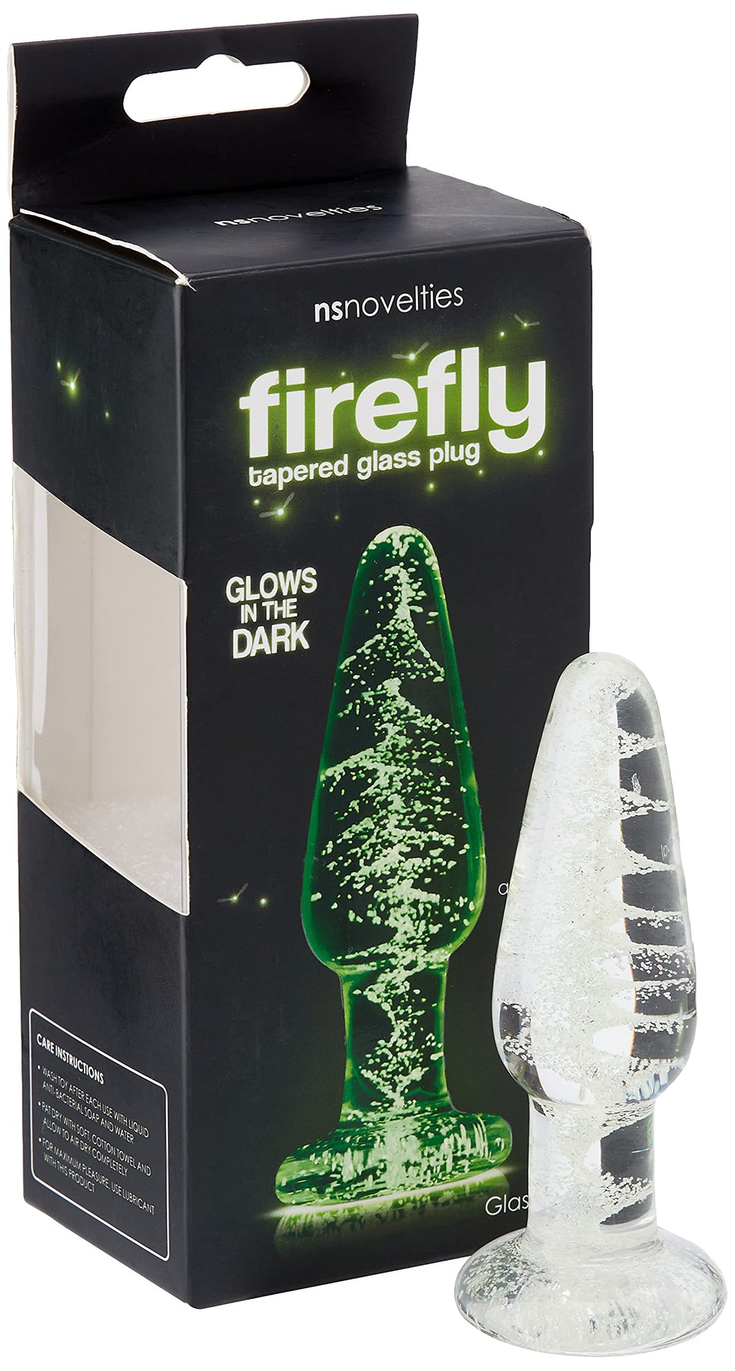 Firefly Glass - Tapered Plug - Medium - Clear
