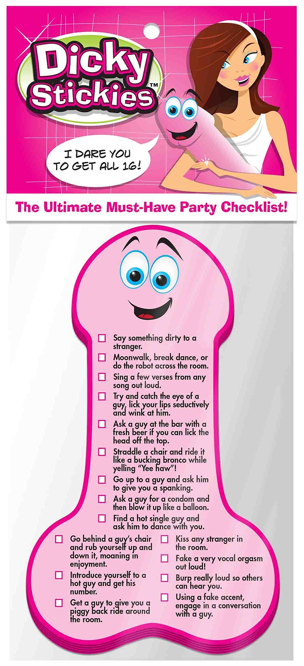 Dicky Stickies, Party Favor