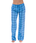 Just Love Women Plaid Pajama Pants Sleepwear 6324-10281-NVY-1X