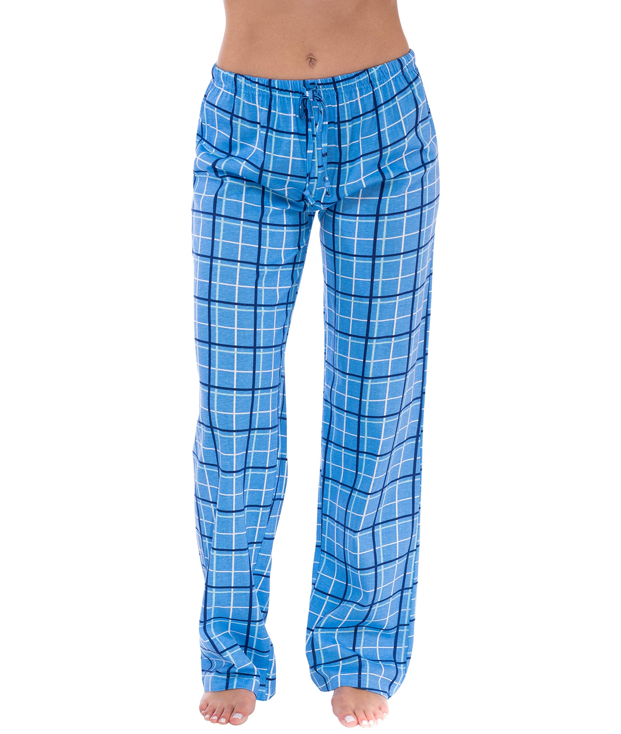 Just Love Women Plaid Pajama Pants Sleepwear 6324-10281-NVY-1X