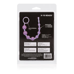 California Exotic Novelties X10 Beadspurple