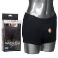 Calexotics Novelties Packer Gear Black Boxer Brief Harness X-Small/Small, Black