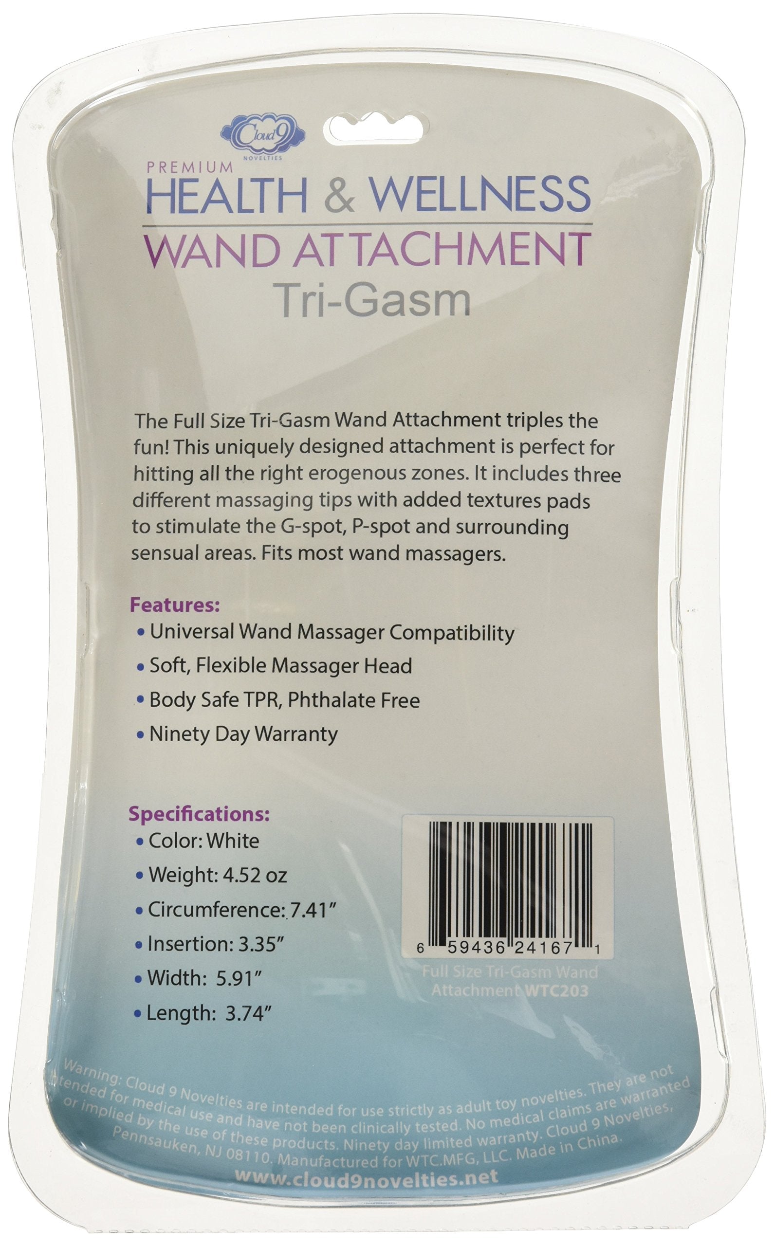 Cloud 9 Novelties Full Size Three Pleasure Point Wand Attachment