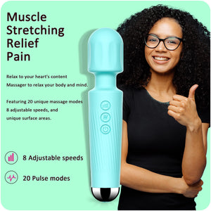 SANJIANKE Vibrator Wand Sex Toys,Female Clit Stimulator Vibrators,Vibrator for Woman,Adult Sex Toys Tools,Gifts for Women,20 Pat