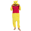 NAITOKE Adults Animal Onesie Halloween Costumes Cosplay Pajamas Red Yellow