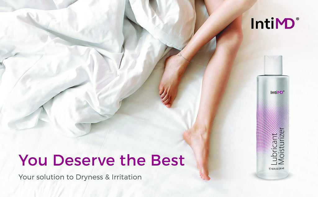 IntiMD Personal Lubricant Moisturizer Water Based Lube, FDA 510K Cleared, Long Lasting, Sensitive Skin Friendly - 8.5oz