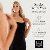 Nippies Nipple Cover - Sticky Adhesive Silicone Nipple Pasties - Reusable Pasty Nipple Covers for Women with Travel Box Crme