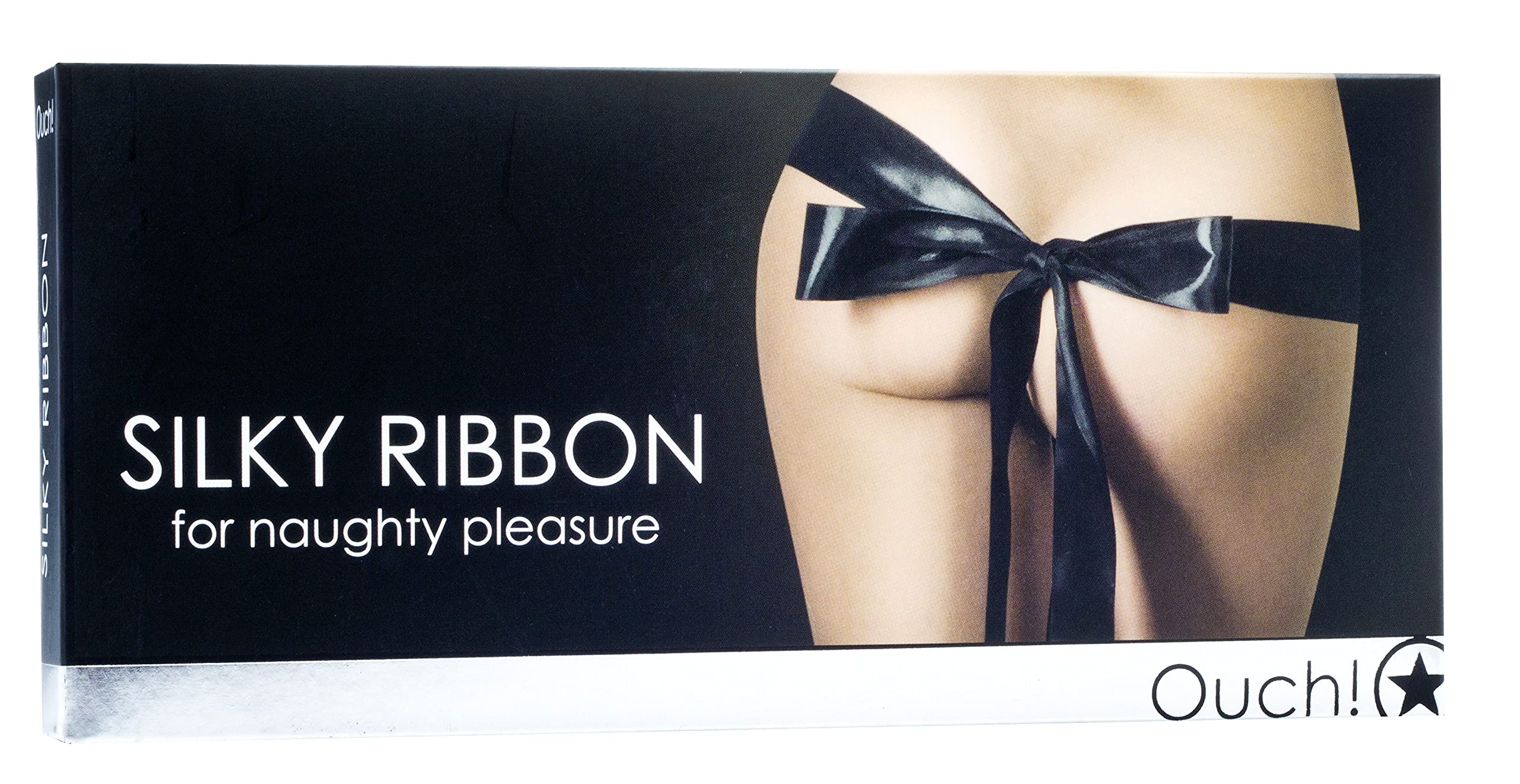 Ouch! Silky Ribbon, Black
