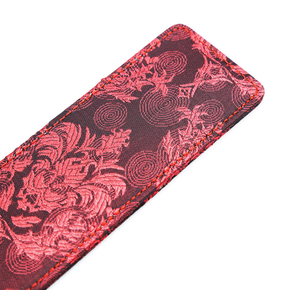 alisikee Red Spanking Paddle for Adult Sex Toys, Jacquard Bondage Sexual Paddles BDSM Set