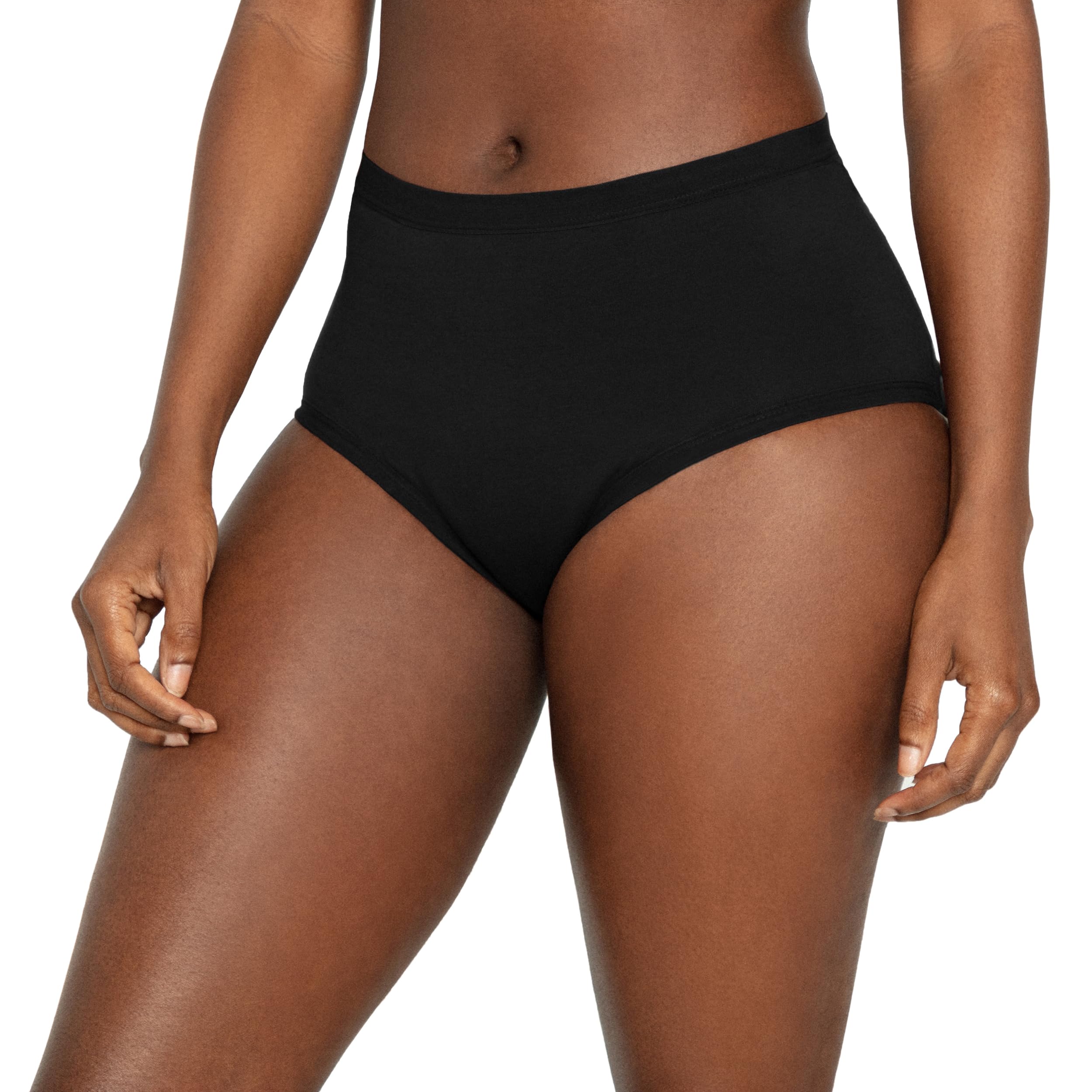 The Period Company High Waist Absorbent Period Underwear for Women Medium Flow - Reusable, Super-Absorbent, Leak Resistant Perio
