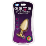Cloud 9 Novelties Cloud 9 Novelties Gems Gold Chromed Anal Plug, Large