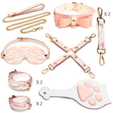 Pink Kitty Bondage Set - White/Pink