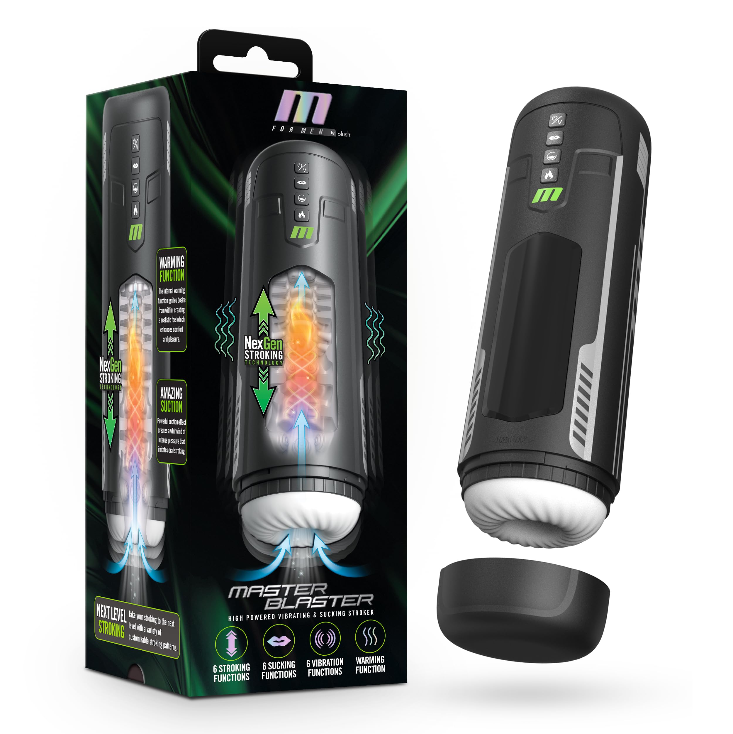 M For Men Master Blaster Black