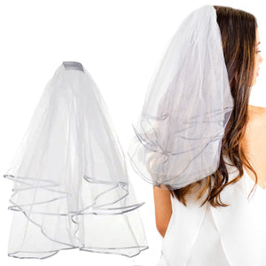 RhinestoneSash Bride Headband and Veil - Set of 2: rose gold It's my day bitches & short white tulle Veil - funny Bachelorette P