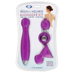 Cloud 9 Novelties 9 Function Rechargeable Silicone Mini Wand Massager Kit
