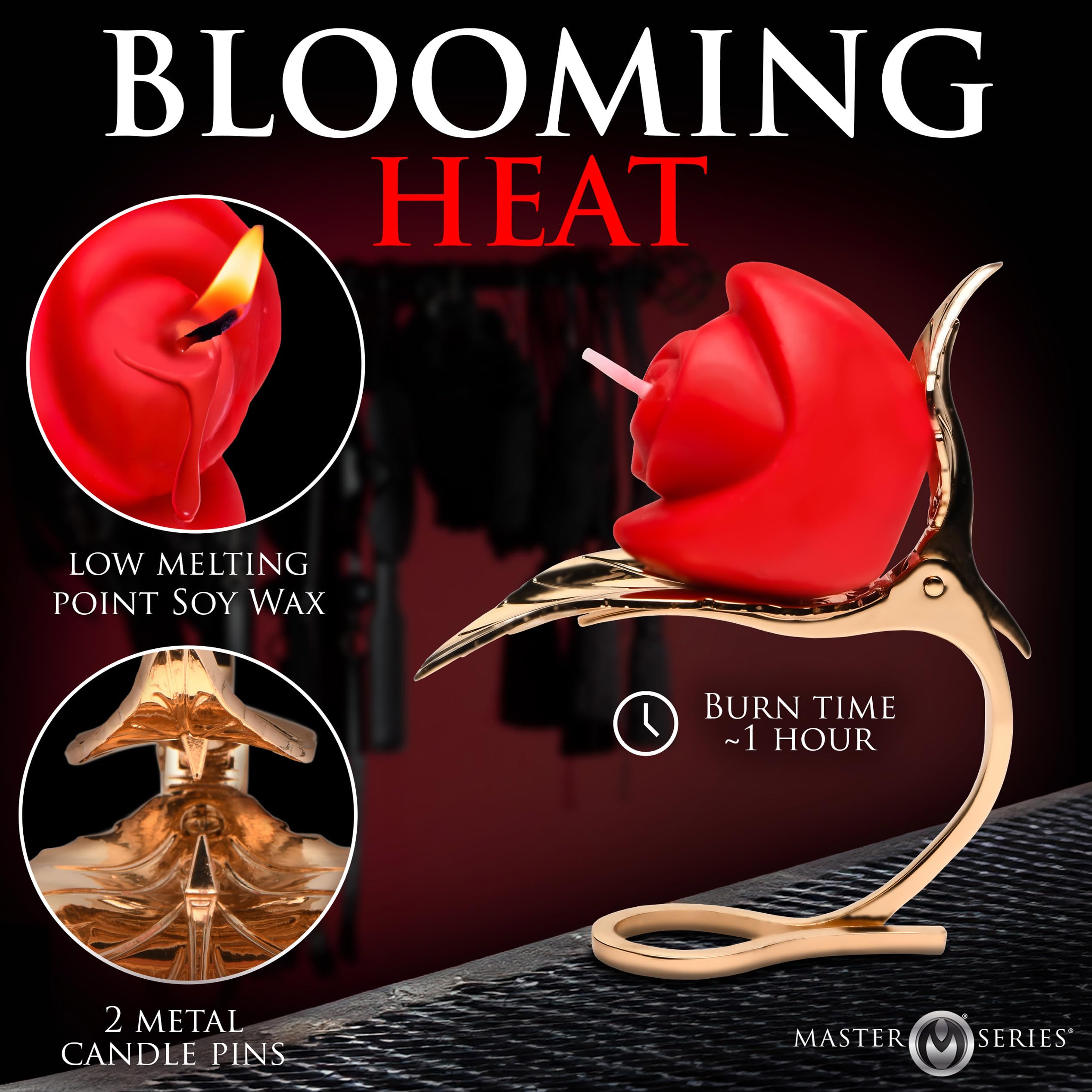 Master Series Burning Pass Rose Candle