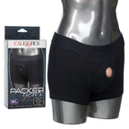 Calexotics Packer Gear Black Boxer Brief Harness - Adult Strap On Sex Toys For Couples,Multi,Medium/Large (Pack Of 1),Se-1576-10