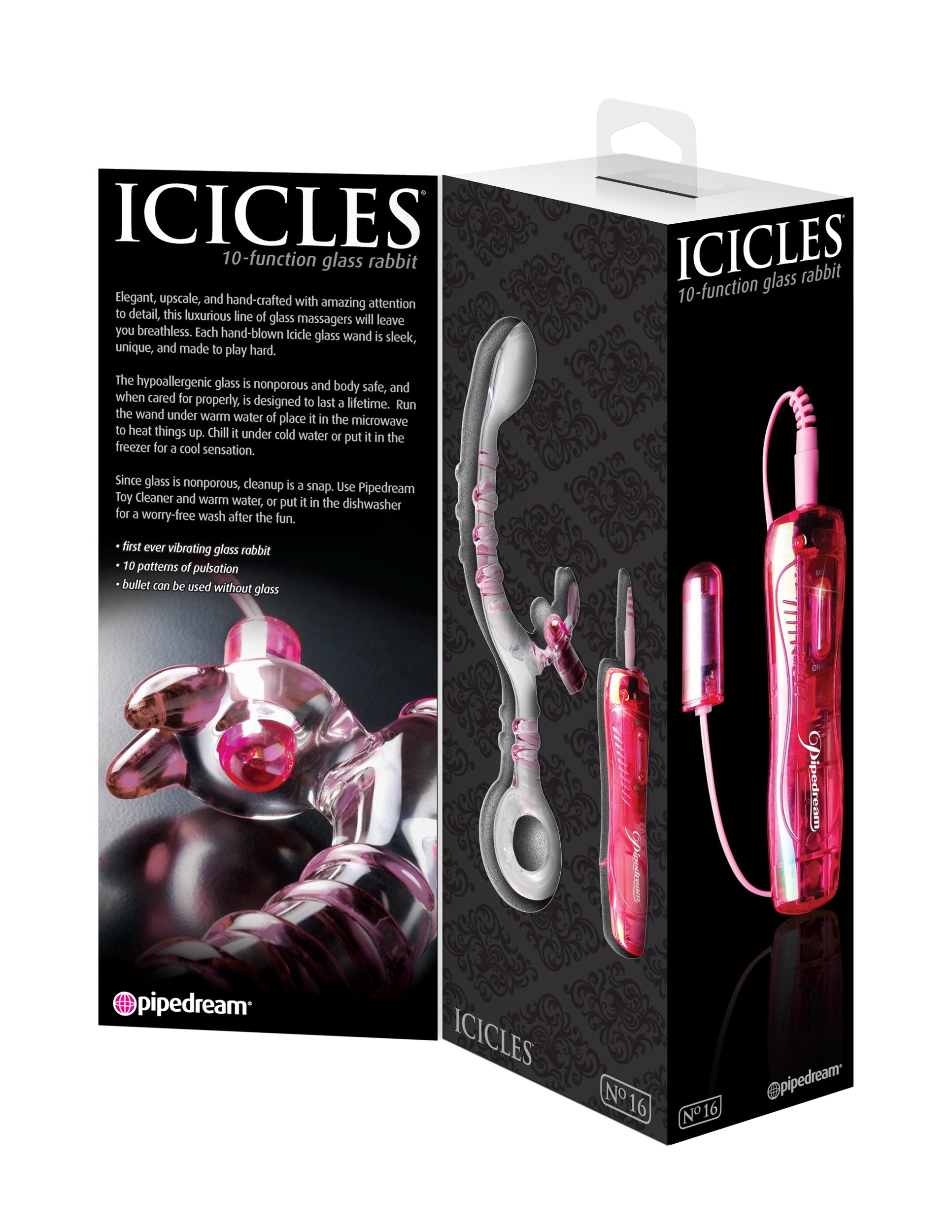 Icicles 16 Ten Function Glass Rabbit
