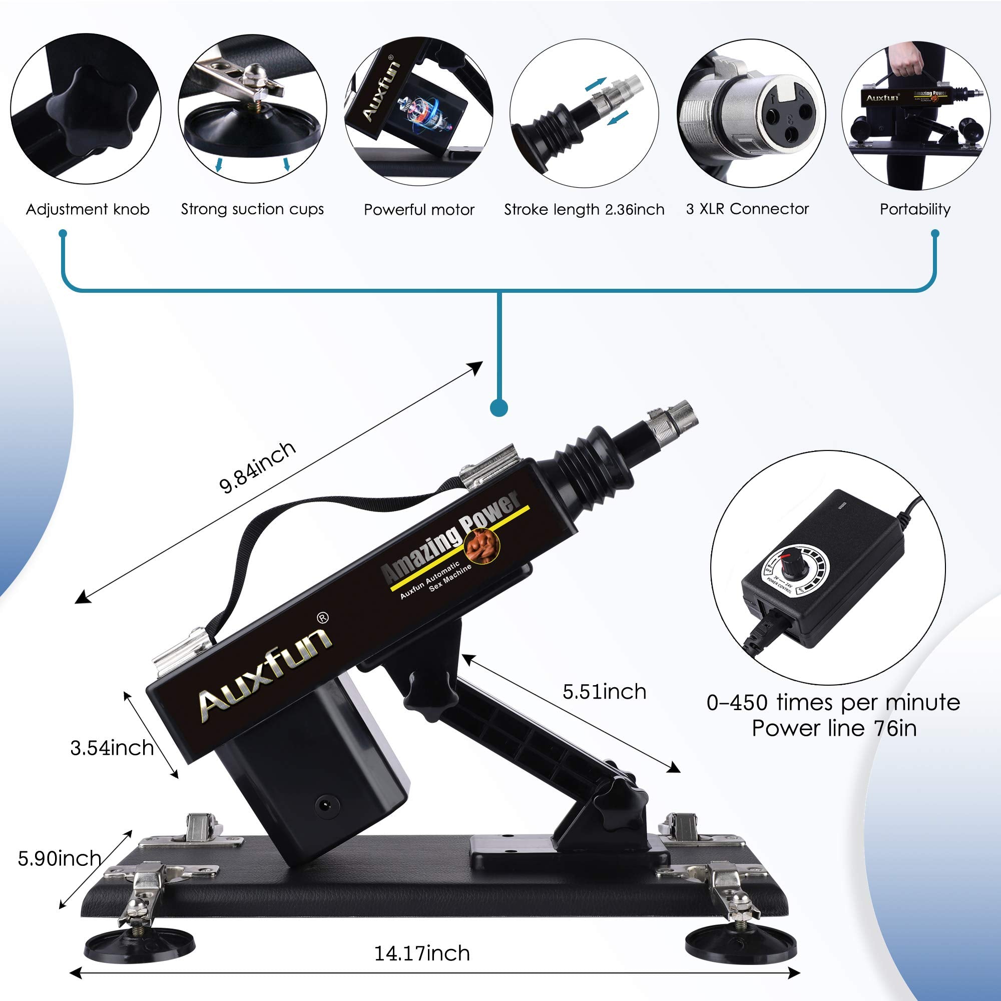 Automatic Sex Machine Sex Toys,Thrusting Machines For Men Women,Love Machine Device Gun With 6 Attachments