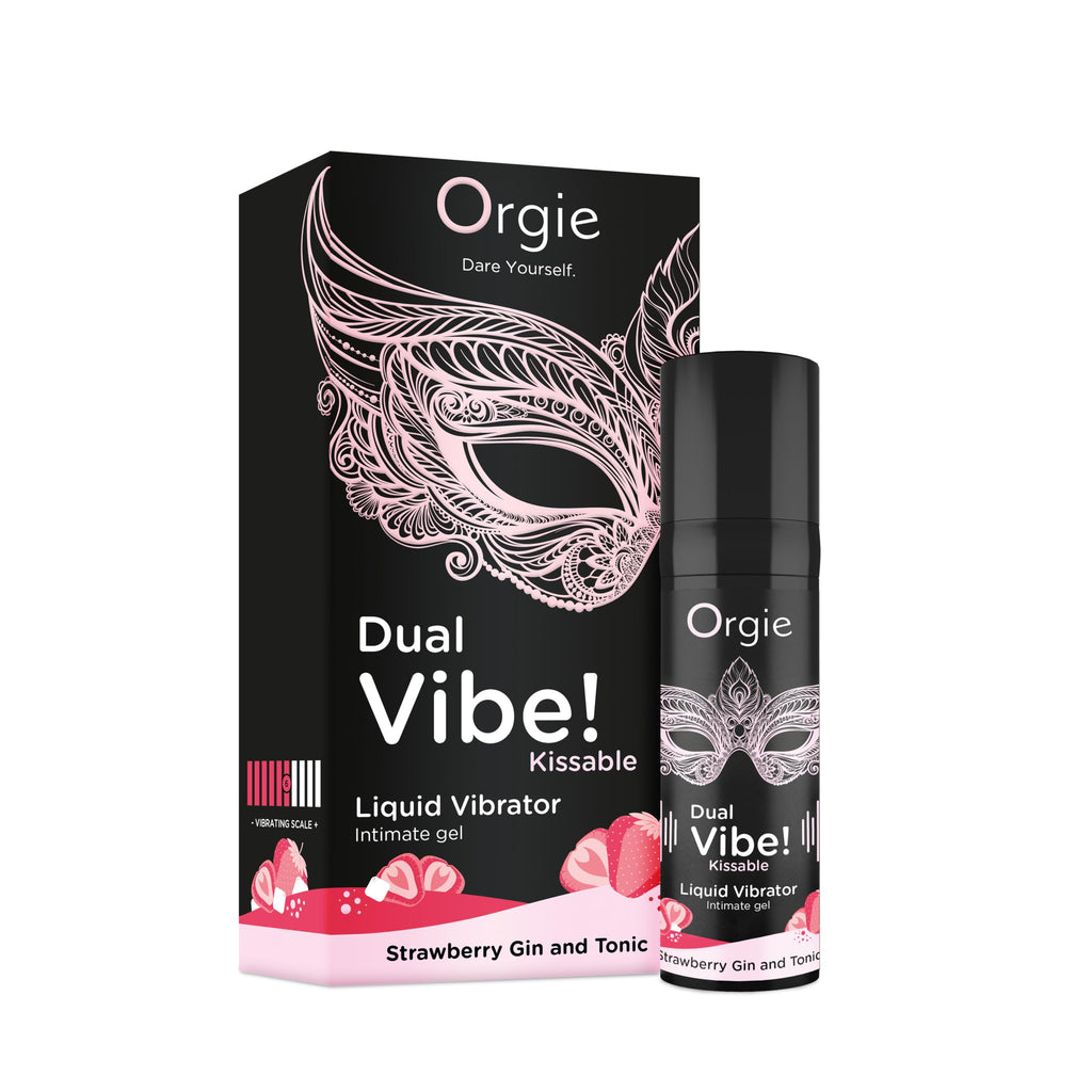 Orgie Dual Vibe! Intimate Arousal Gel-Strawberry Gin And Tonic