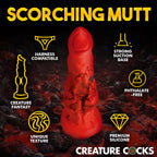 Creature Cocks Fire Hound Sili Dildo L