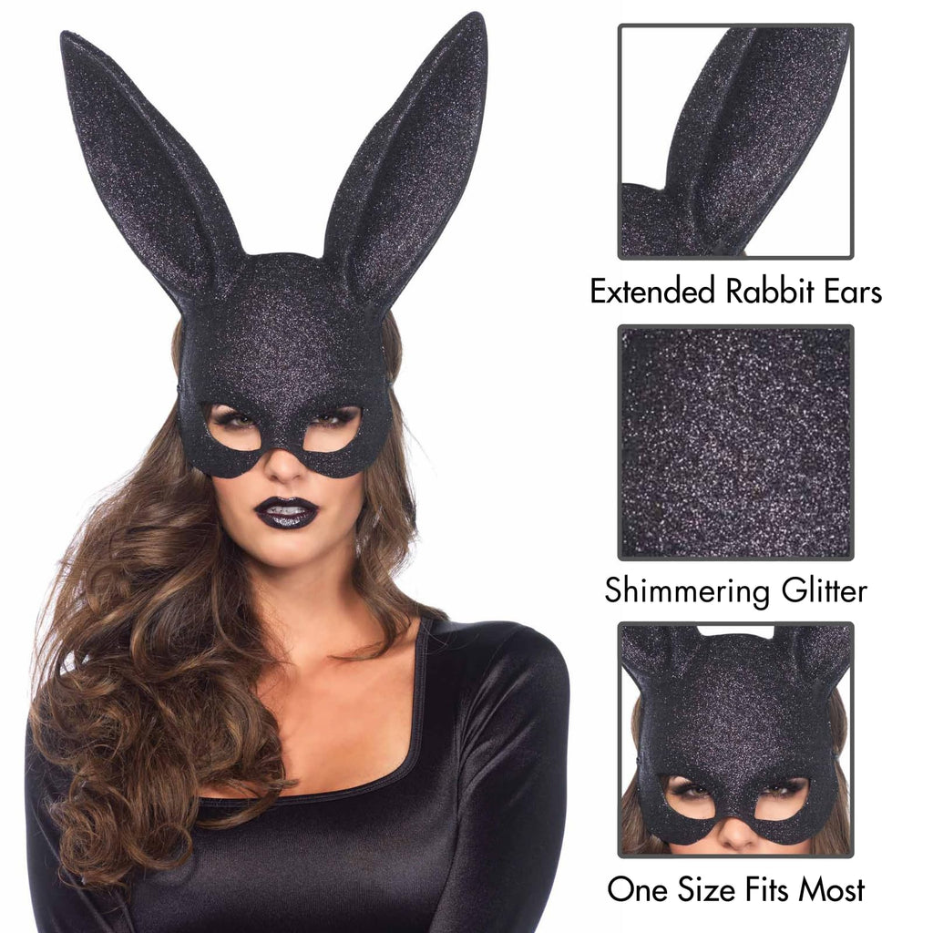 Glitter Masquerade Rabbit Mask