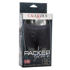 California Exotic Novelties Packer Gear Black Boxer Brief Harness Large/X-Large, Black