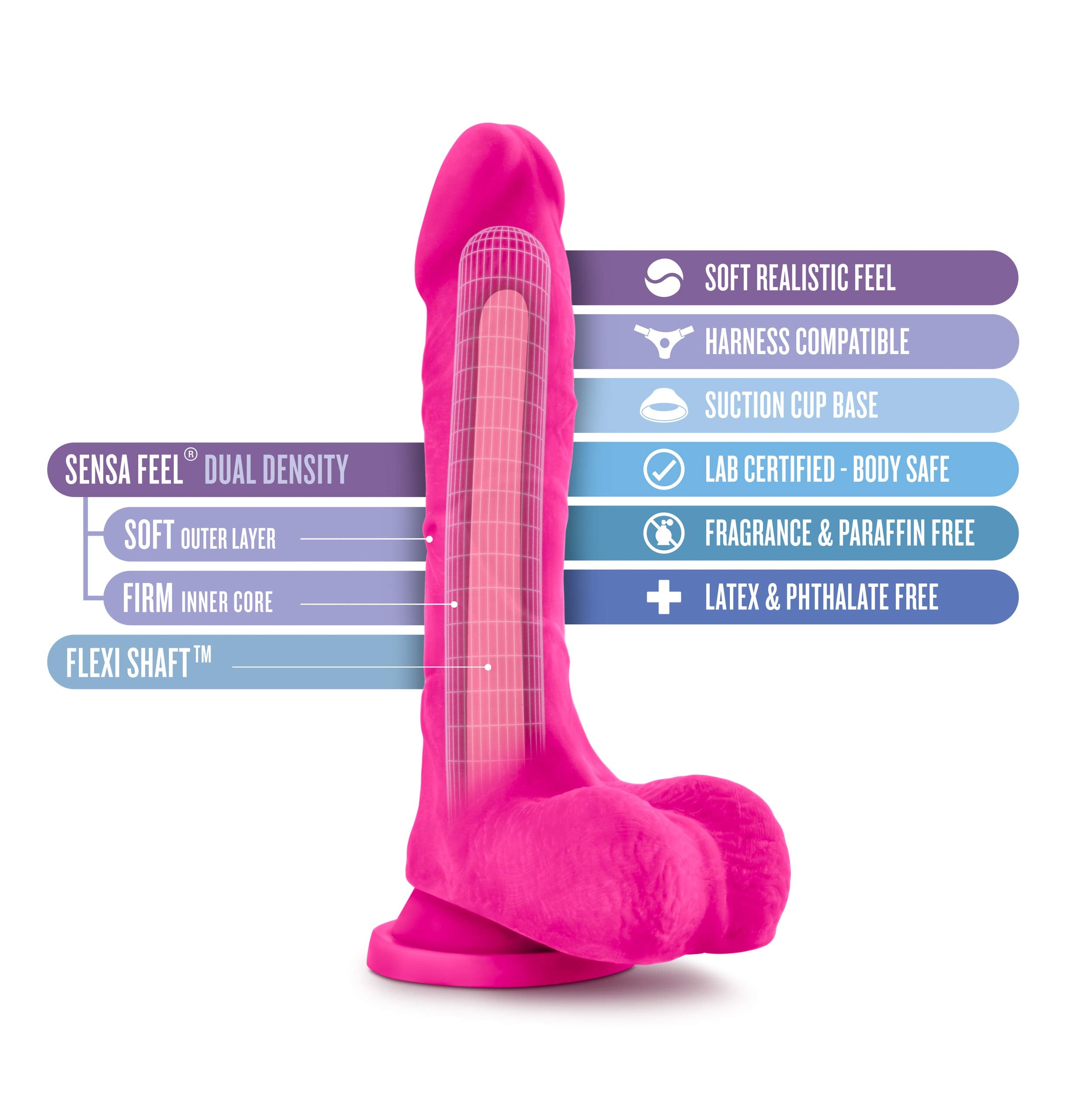 Au Natural - Bold - Thrill - 8.5in Pink