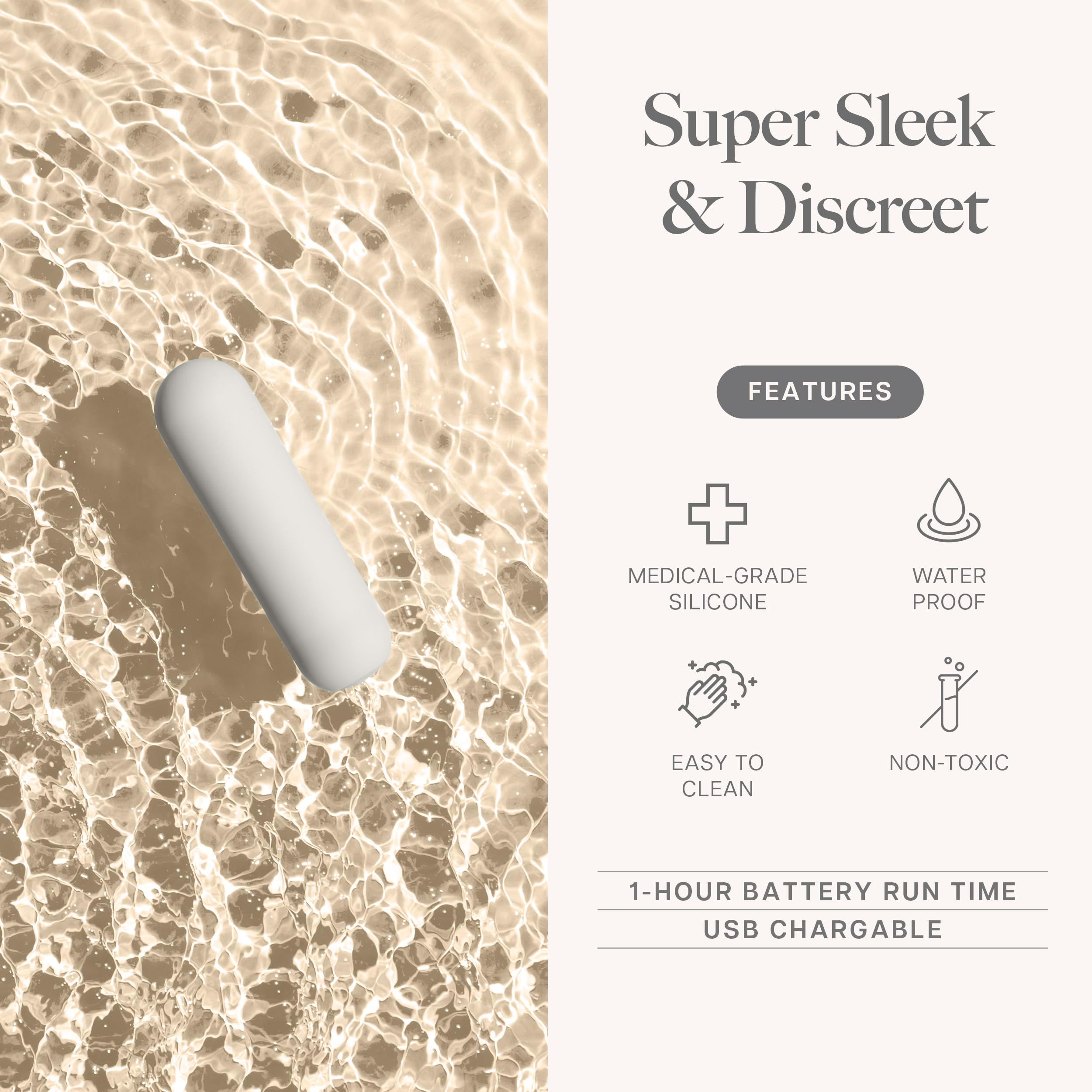 Ava Bullet HUM Massager - [Mini Vibrator Sex Toy] | Sex Toys for All | Clitoris Vibratord | Personal Massager | G Spot Vibrator
