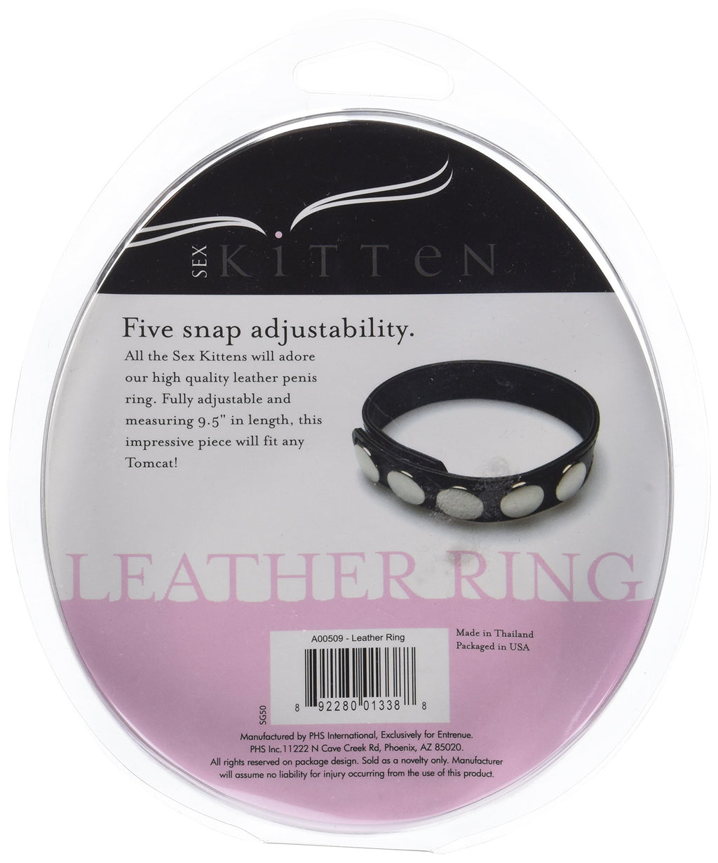 Sex Kitten Leather Penis Ring