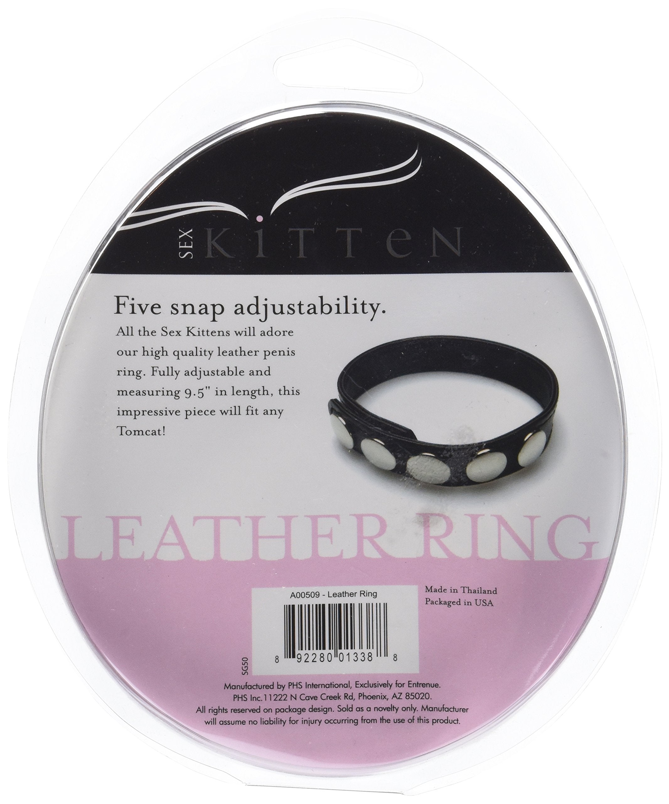 Sex Kitten Leather Penis Ring