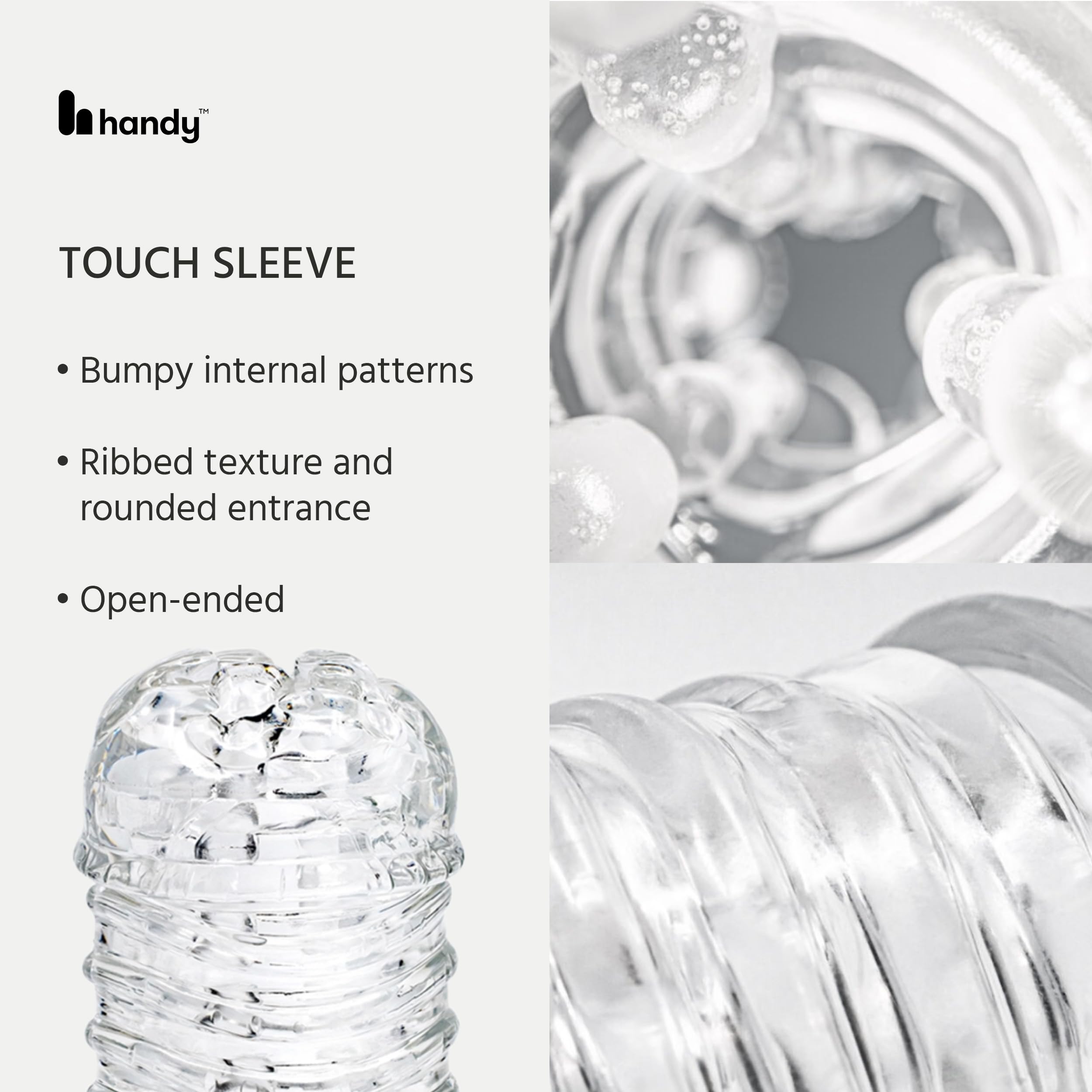 The HANDY Masturbator Sleeve - Dream Collection Touch Penis Sleeve - Realistic Masturbation Sleeve for Adult Sex Toys for Men
