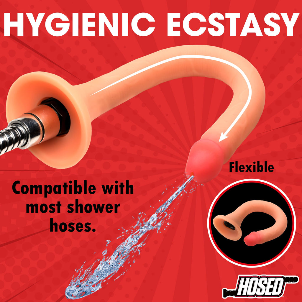 Hosed 15 In. Thick Silicone Enema Hose
