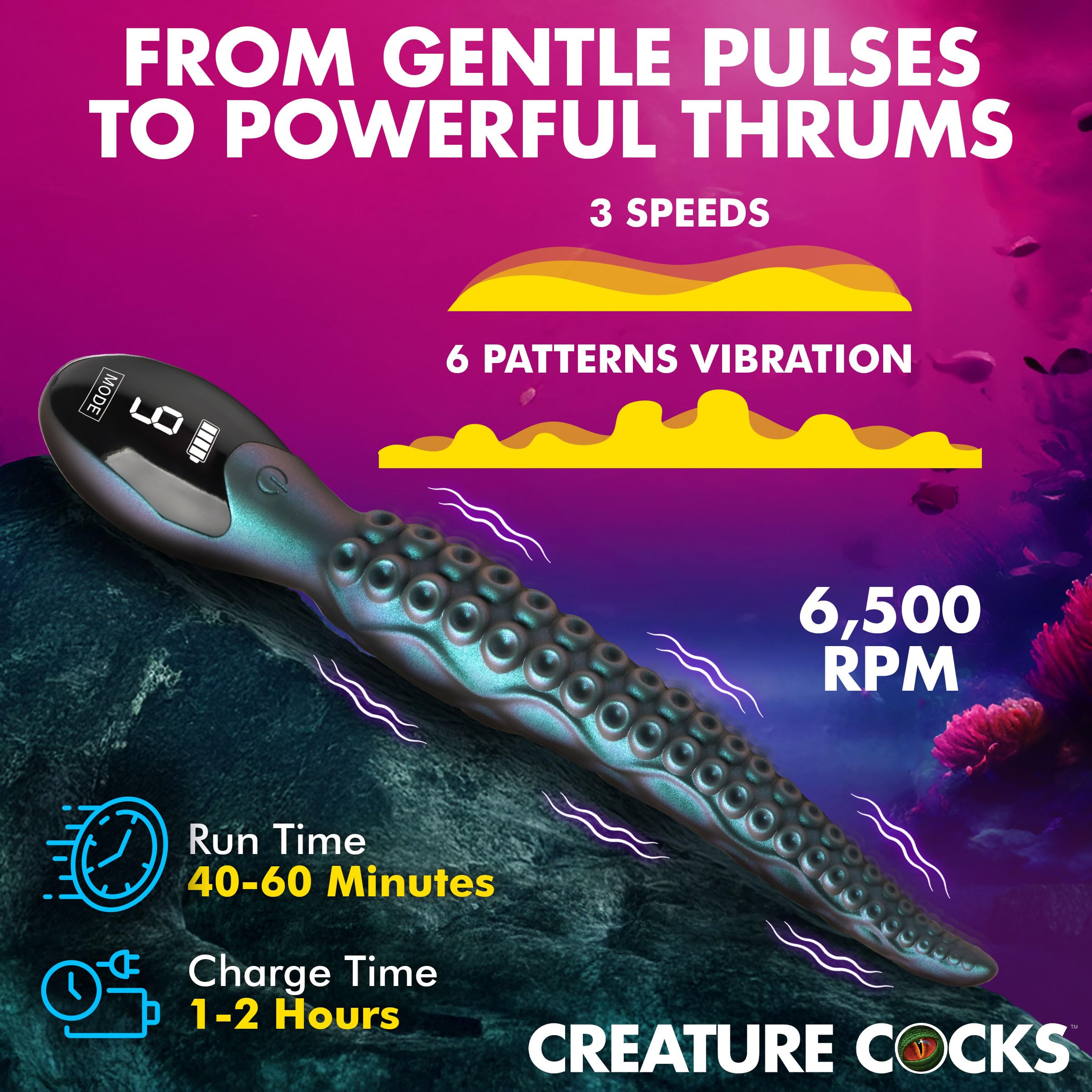 Creature Cocks Tentavibe Silicone Vibrat