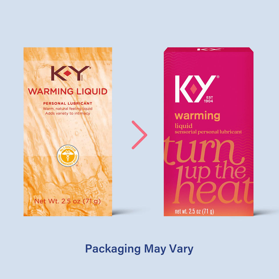 K-Y Warming Jelly Lubricant, 5 oz. (Pack of 5)