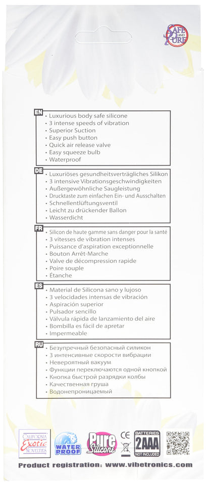 California Exotics Waterproof Silicone Clitoral Pump, Pink