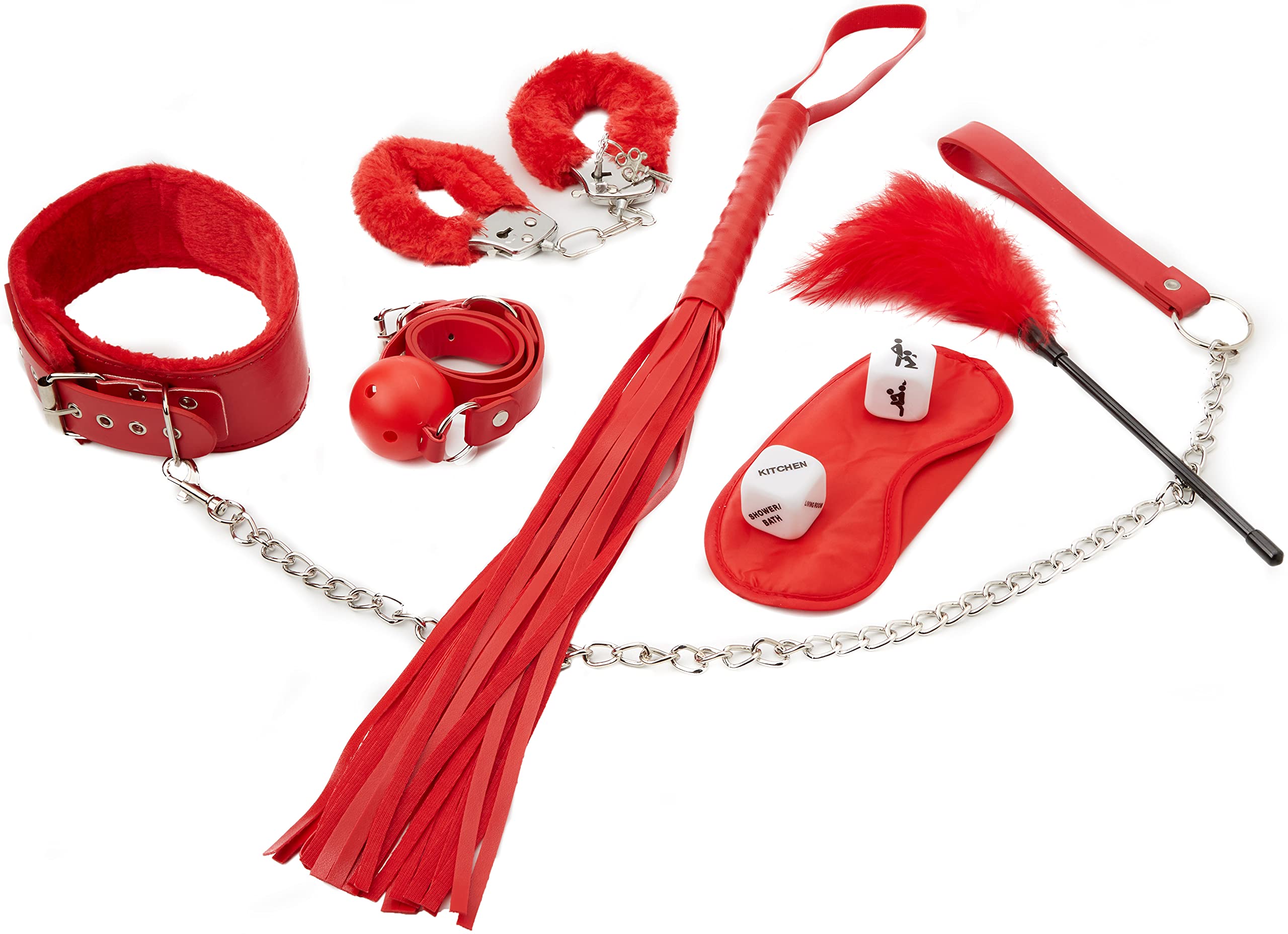 Shots - Ouch! Kits Introductory Bondage Kit #6 - Red