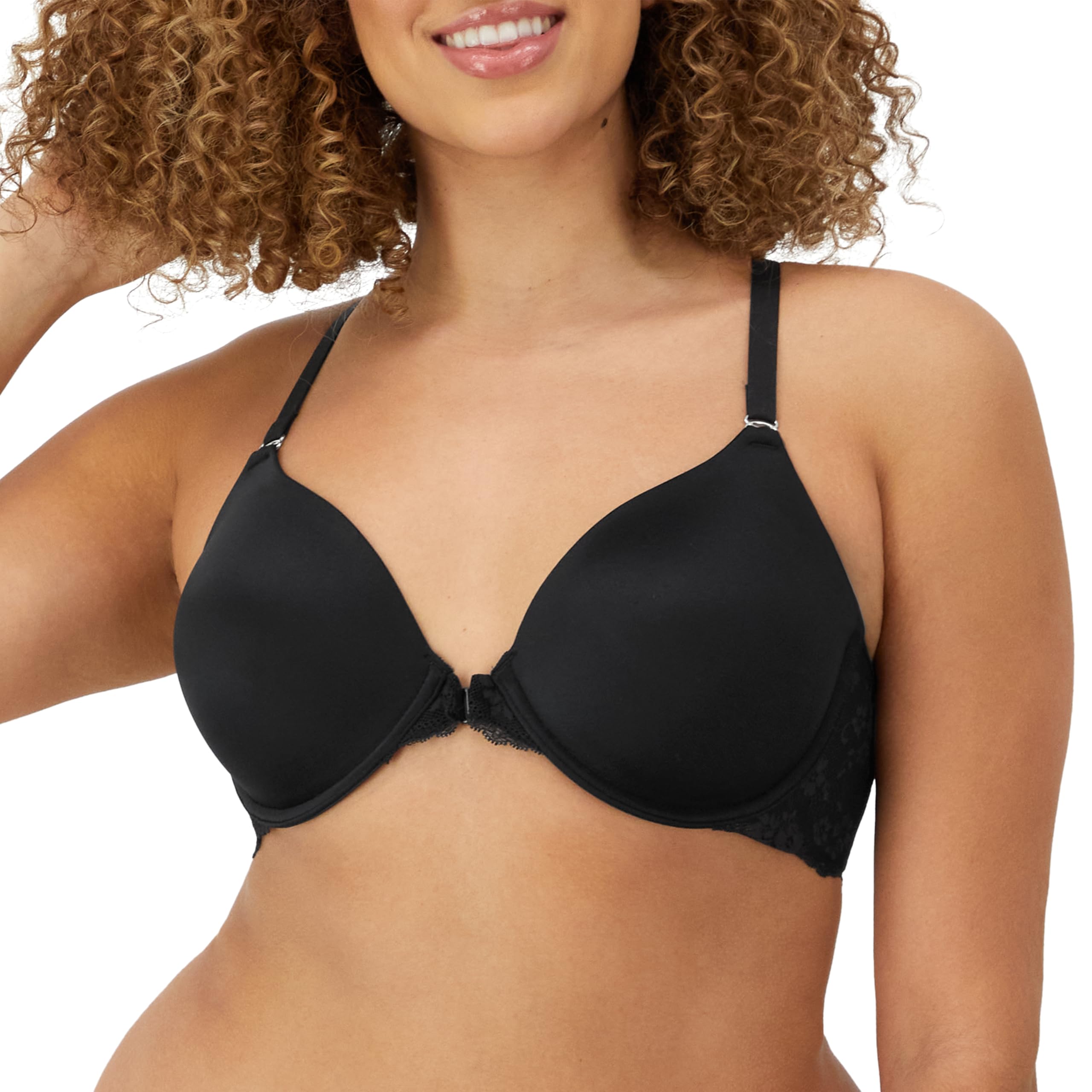 Maidenform Womens Pure Genius Racerback Bra, Black, 32C
