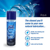 Skins Aqua Water Based Lubricant 8 Fl Oz